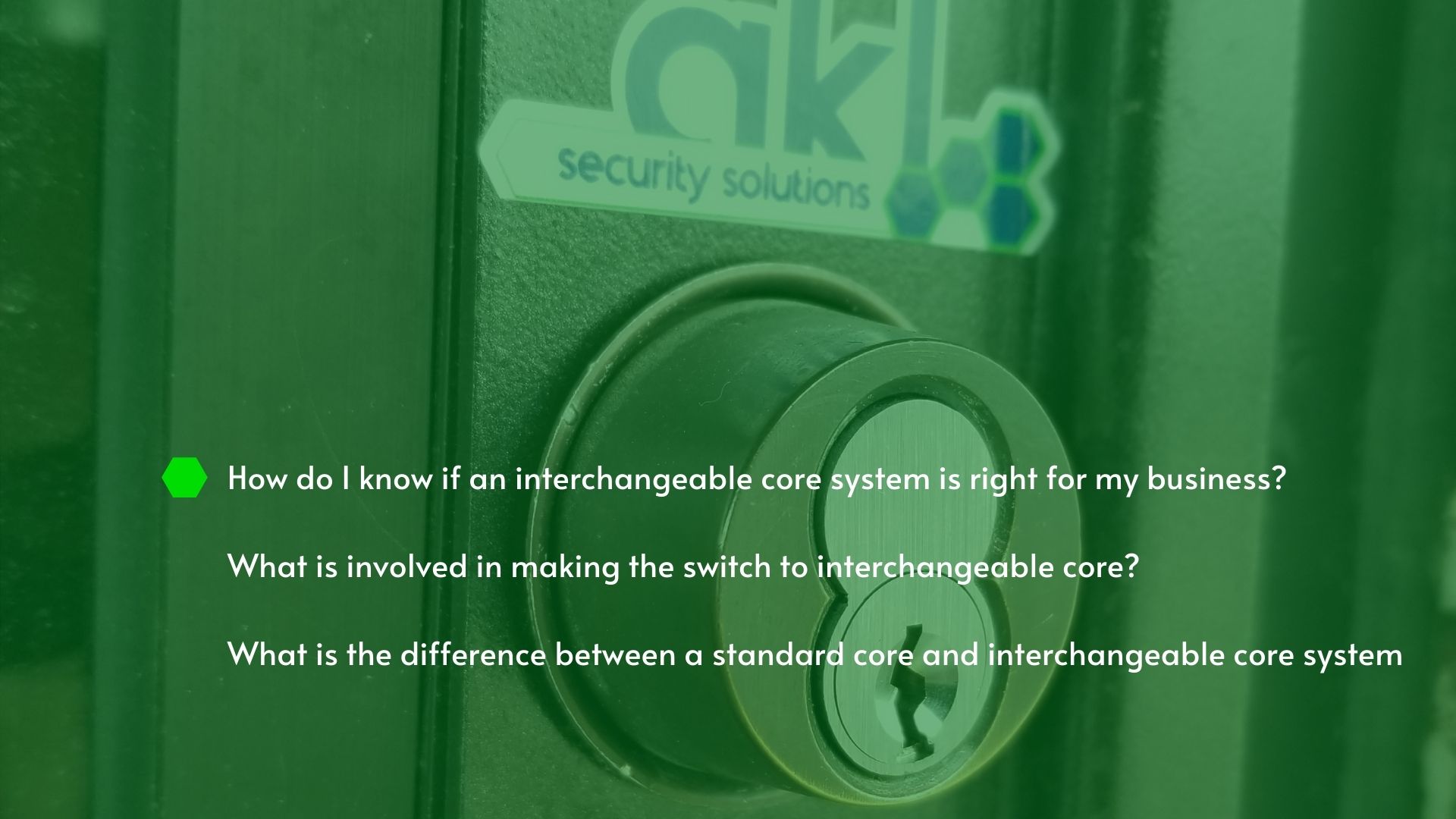 Deadbolt lock